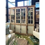 Display cabinet glass doors