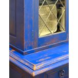 Blue painted limited edition cabinet