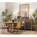 Gold frame grid mirror