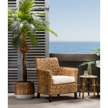 faux areca palm tree in pot