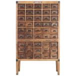 Block & Chisel fir wood medicine cabinet