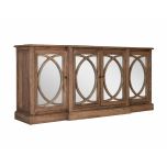 Block & Chisel 4 door buffet server with mirrored doors Château Collection