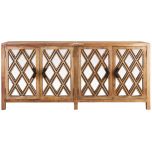 Block & Chisel wooden sideboard with mirrored doors