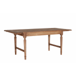 Extension dining table in wood 