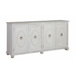 Grey sideboard with 4 doors 