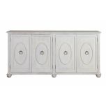 Grey sideboard with 4 doors 