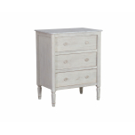 grey wash chest of drawers with marble top