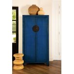 Indochine cupboard with shelving lacquered finish