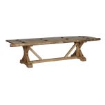 Cheslin Coffee Table - reclaimed elm wood rustic coffee table