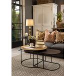 Metal nesting coffee tables