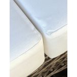 Outdoor 3 seater sofa with cushions
