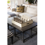 mahogany wood chess set