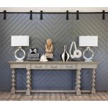metal chrome base lamp with white shade