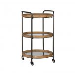 Block & Chisel Industrial Style drink trolley side table on castors