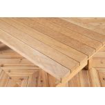 outdoor block and chisel coffee table