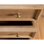 block and chisel chest of drawers in old oak