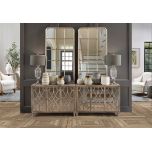 Block & Chisel wooden sideboard with mirrored doors