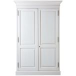 Block & Chisel double door antique white wardrobe