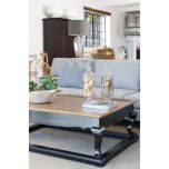 Shaghai coffee table in black with sheen coating