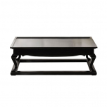 Shaghai coffee table in black with sheen coating