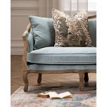 French style sofa with wooden frame