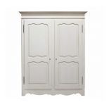Block & Chisel double door white wardrobe made in south africa