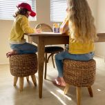 Block & Chisel weathered oak dining tables