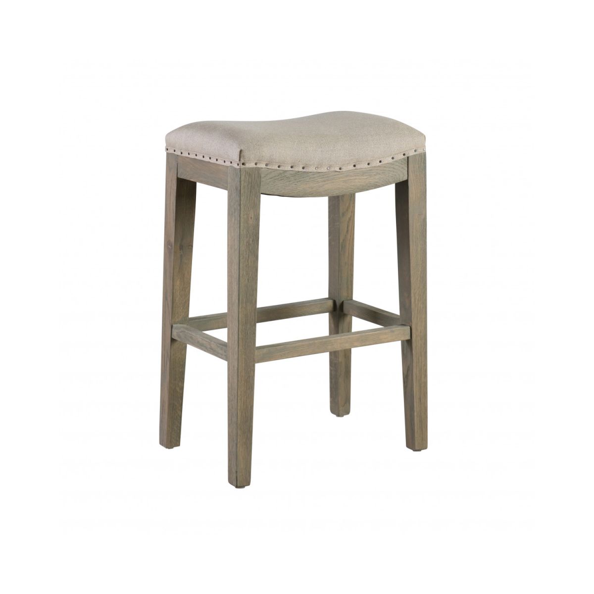 modern counter stool upholstered seat with oak legs