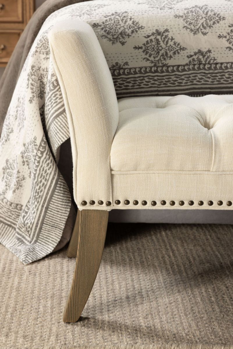 deep buttoned bedend with sides