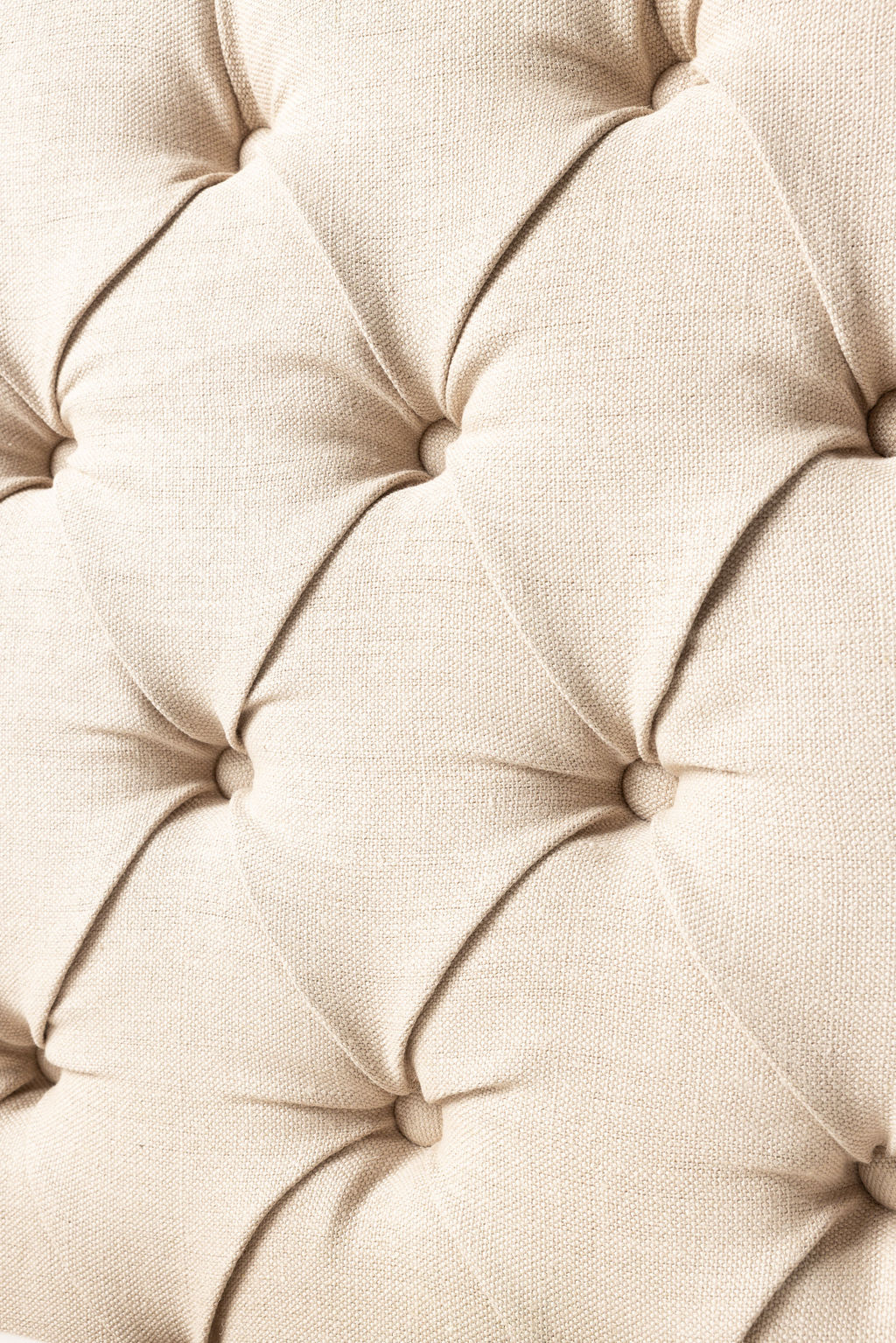 Francis classic white tufted linen headboard