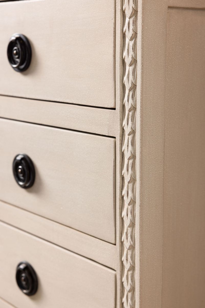 Wooden sideboard with 8 drawers