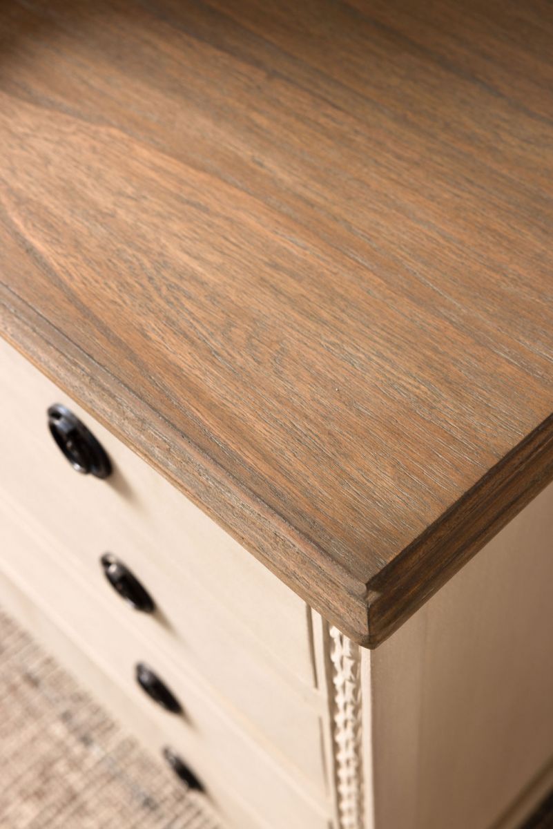 Wooden sideboard with 8 drawers