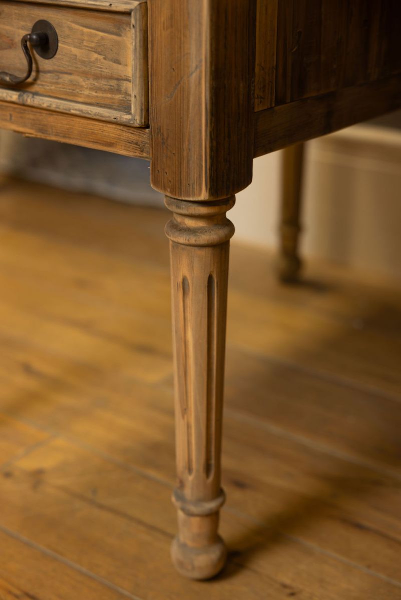 French style desk with marble top