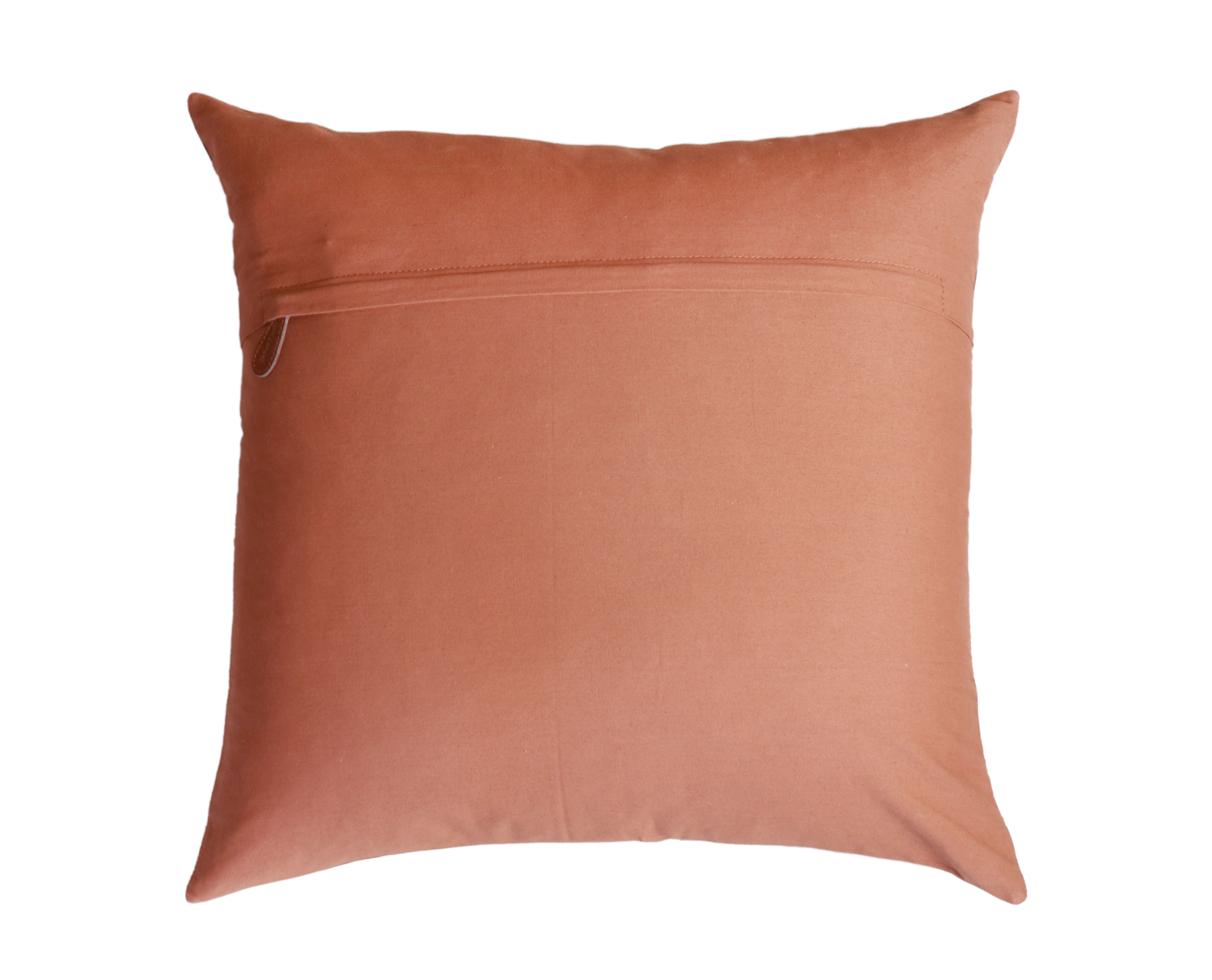 leather scatter cushion 60x60