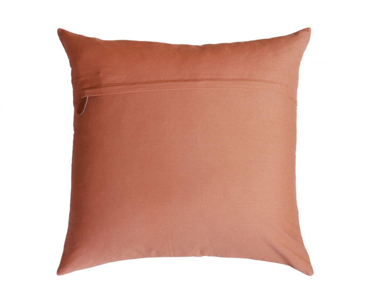 leather scatter cushion 60x60