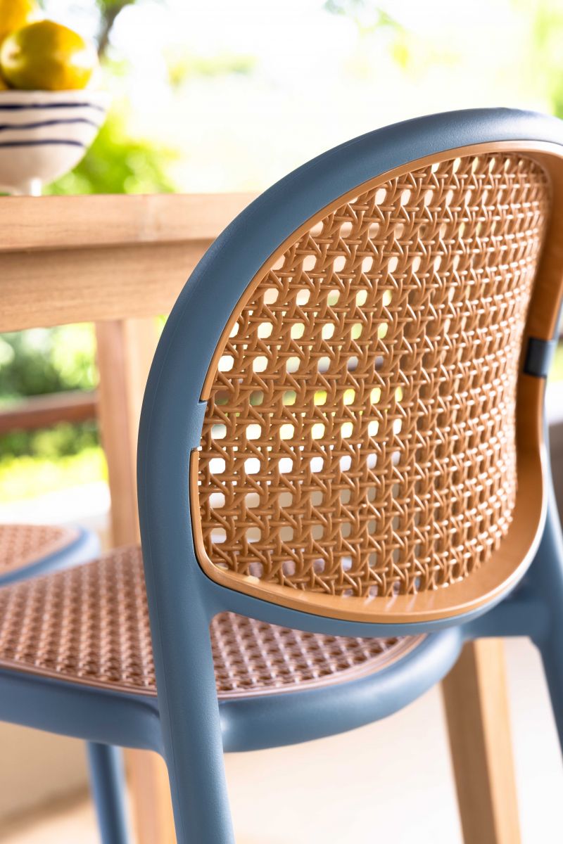 Block and chisel PVC bar chair