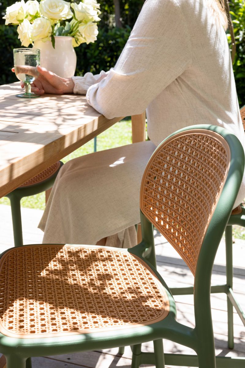 Block and chisel PVC bar chair