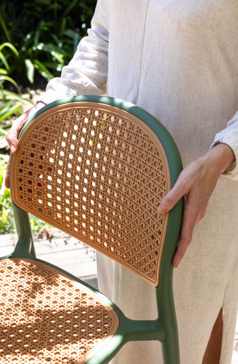 Block and chisel PVC bar chair