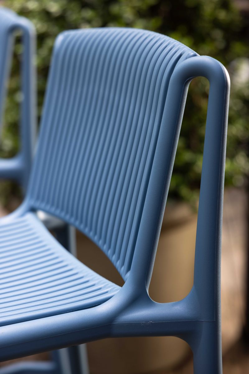 Block and chisel PVC bar chair