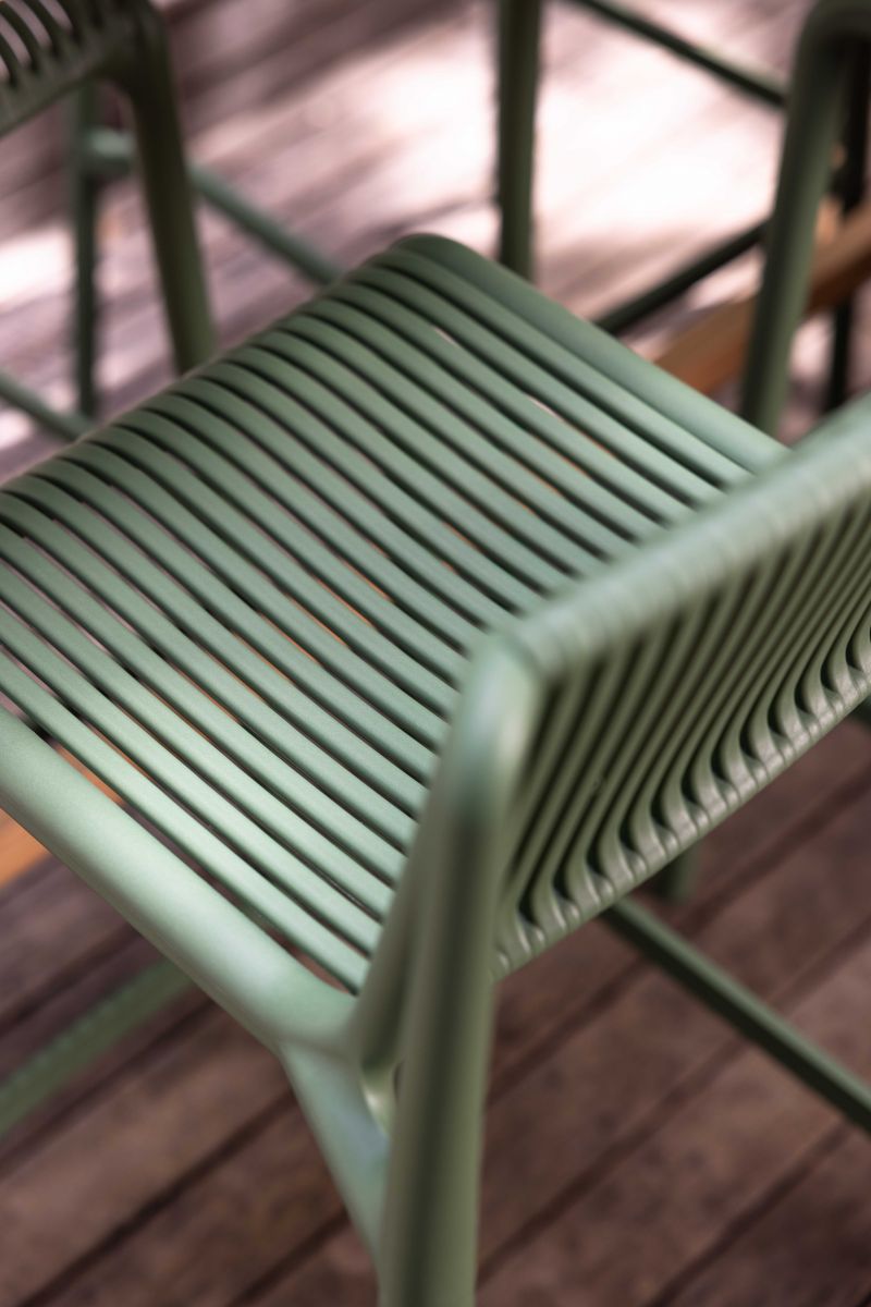 Block and chisel PVC bar chair