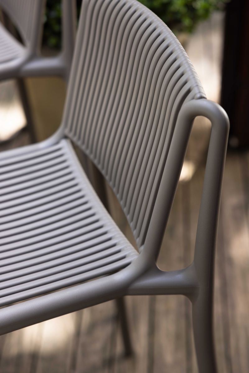 Block and chisel PVC bar chair