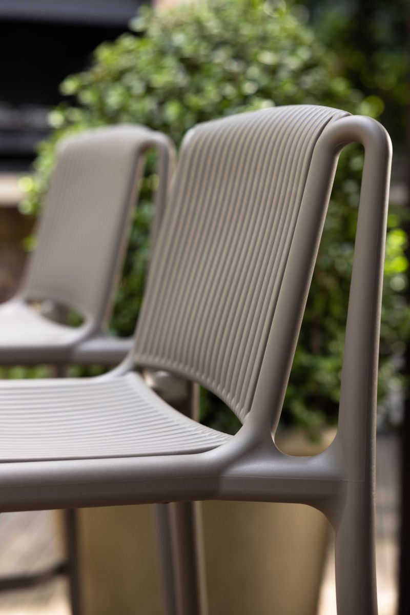 Block and chisel PVC bar chair