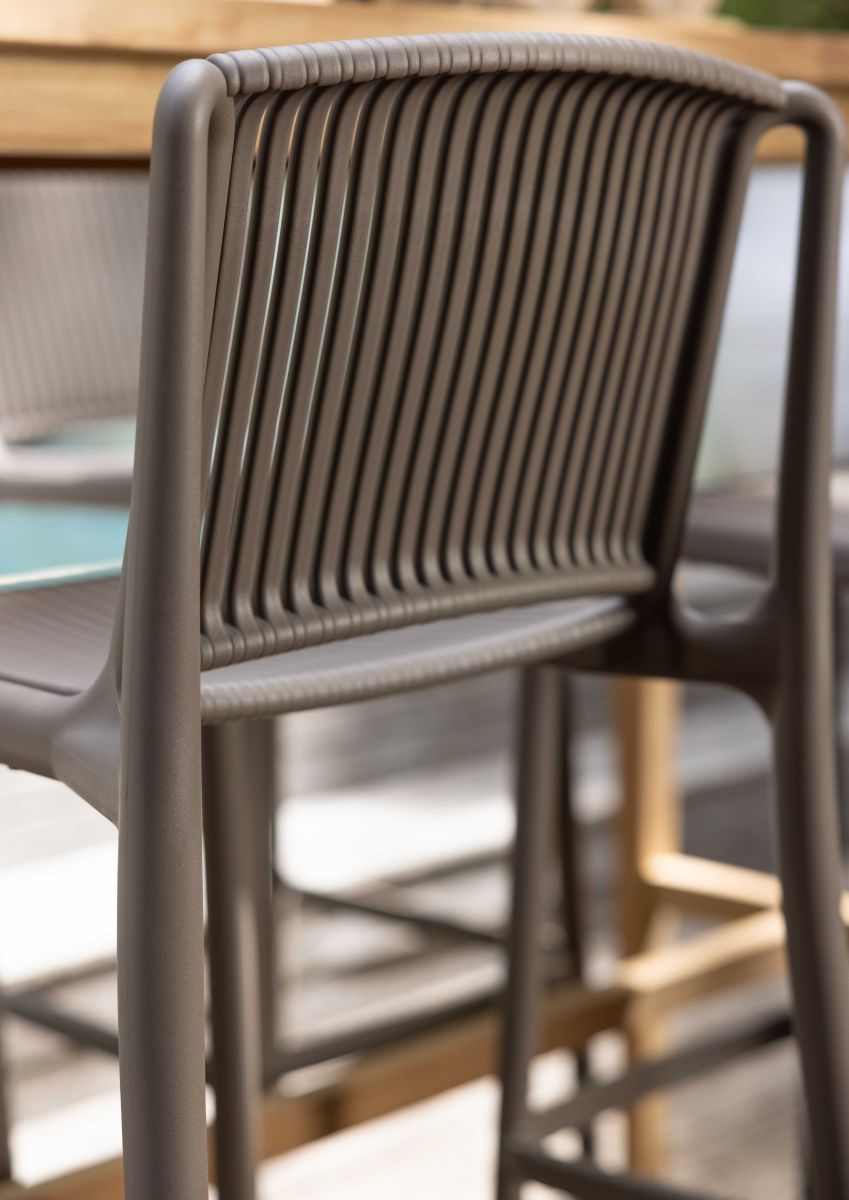 Block and chisel PVC bar chair