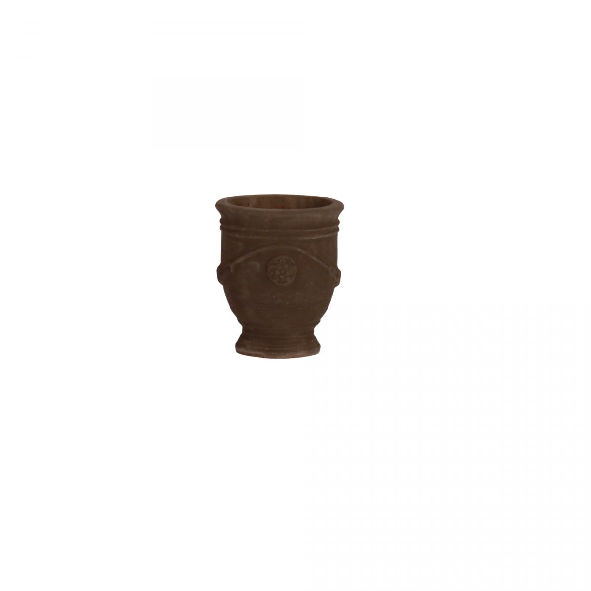block and chisel terracotta anduze glazed pot
