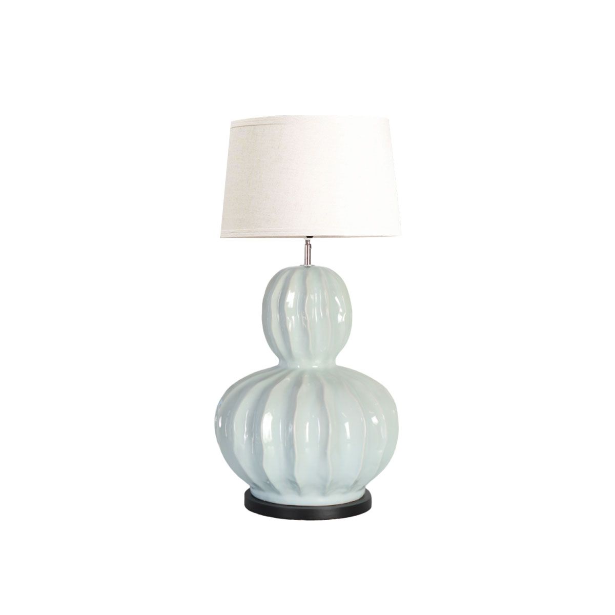 aqua ceramic lamp base 