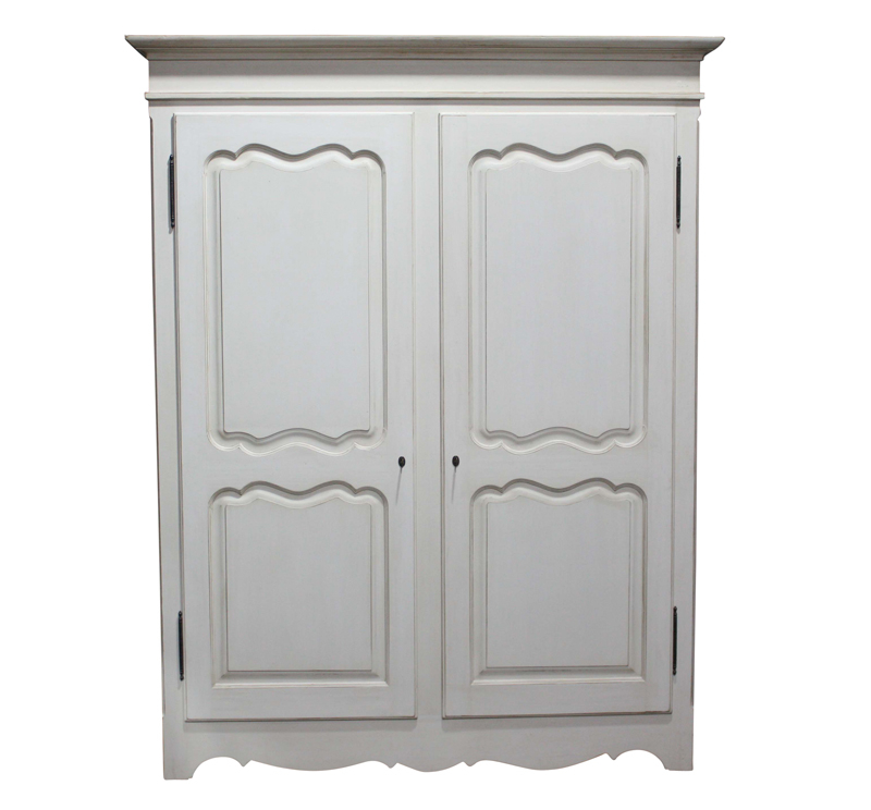 Block & Chisel double door white wardrobe made in south africa
