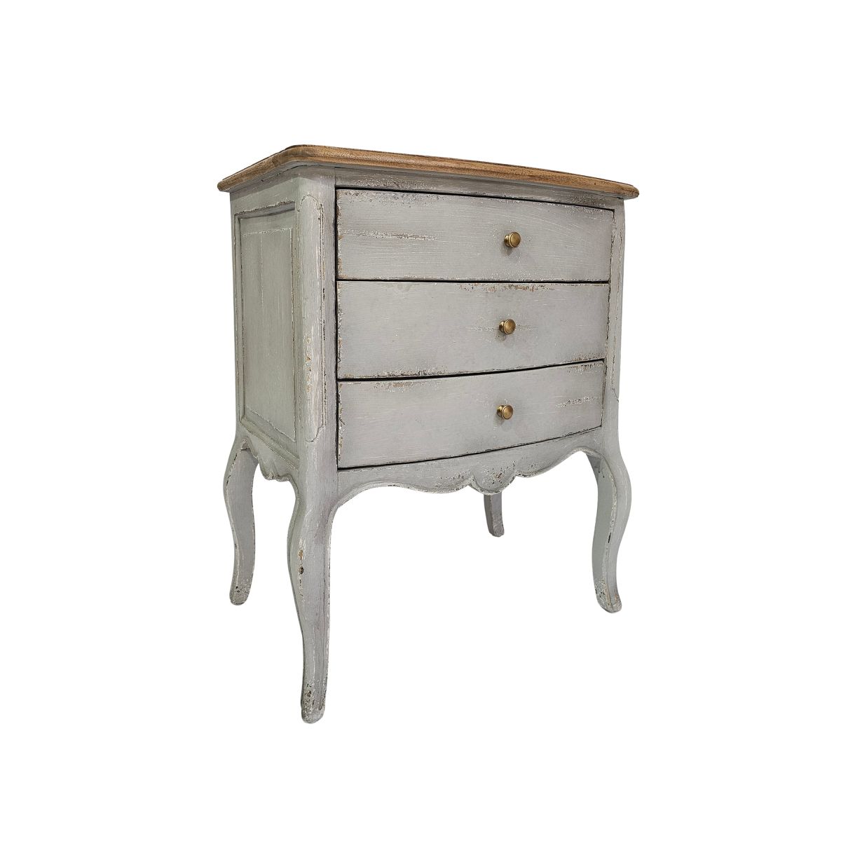 Block and chisel french style bedside table