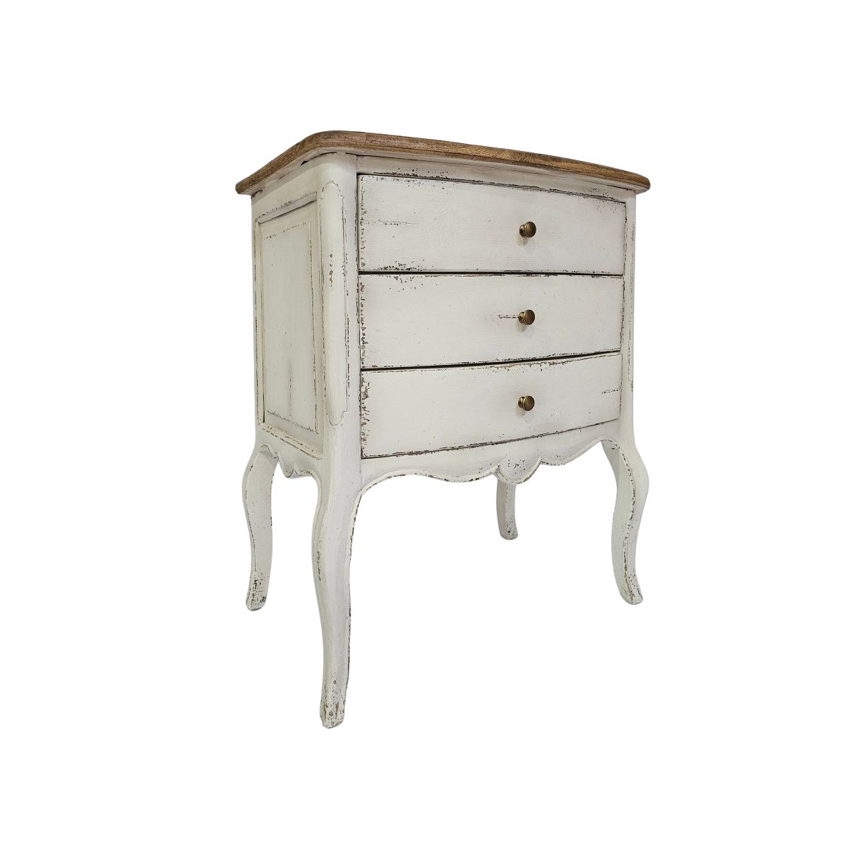 Block and chisel french style bedside table