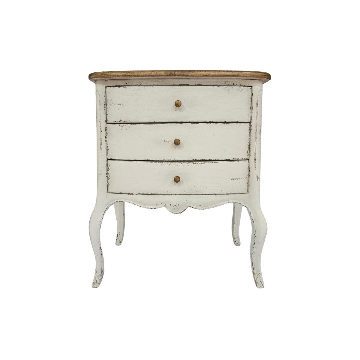 Block and chisel french style bedside table