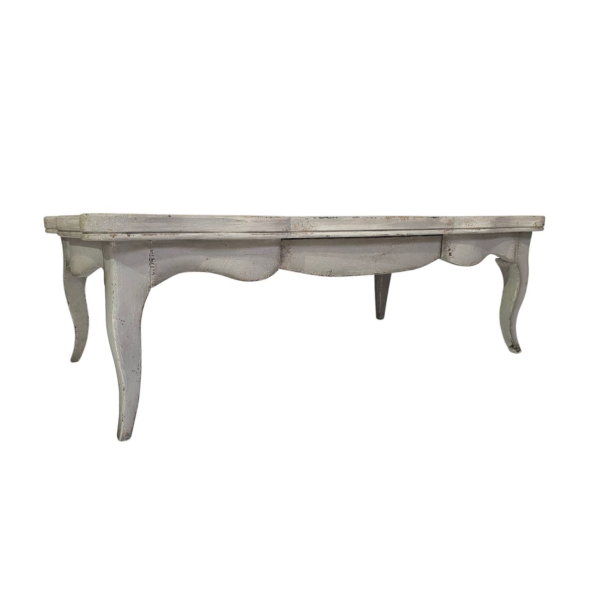Block and chisel french style coffee table with drawer